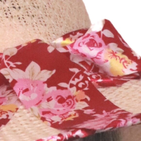 WOMENS WICKER SUN HAT - Picture 2 of 2